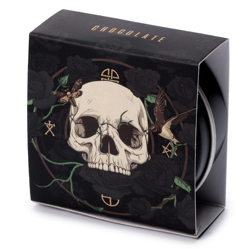 Skulls and Roses Lip Balm in decorative packaging