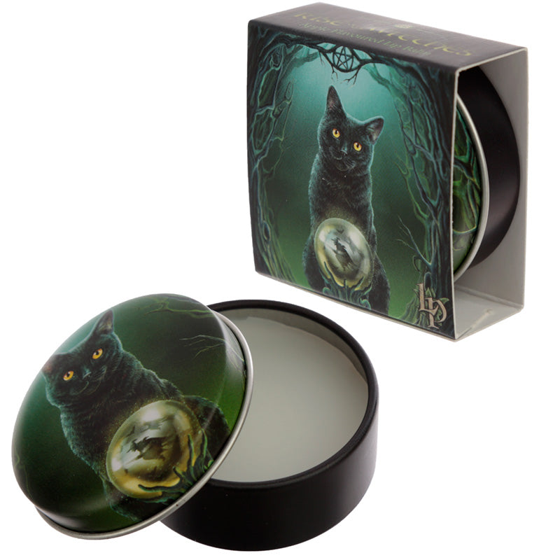 Lisa Parker Magical Cats Lip Balm in a rustic setting
