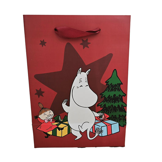 Medium Christmas Gift Bag featuring Moomin design