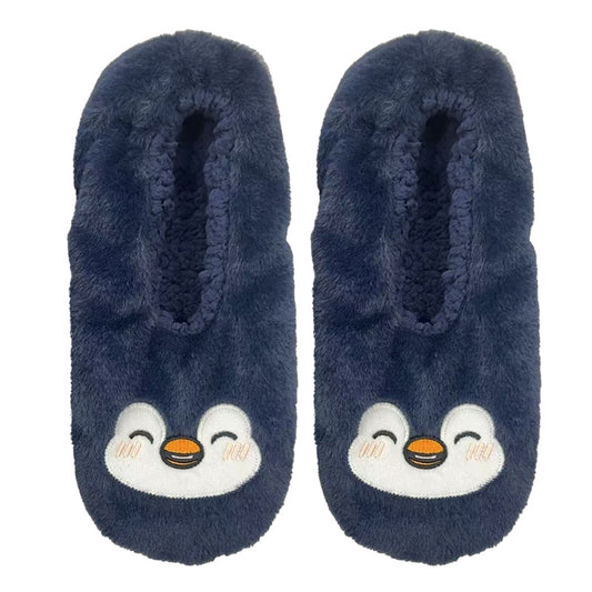 Adoramals Penguin Plush Slippers Anti-Slip Slip On