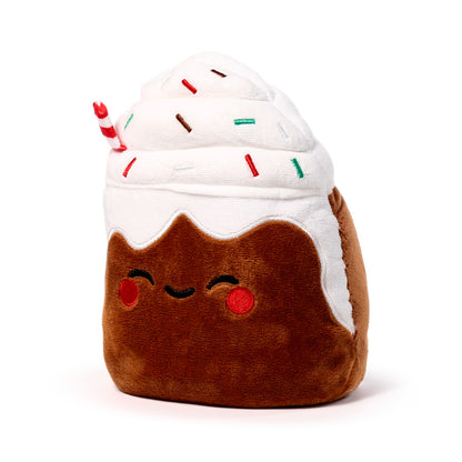 Spiced Latte Plush Door Stop - Close Up