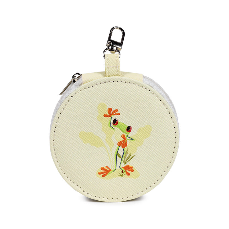 5 Piece manicure tools in vibrant tropical design