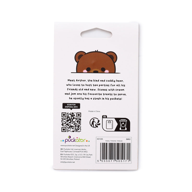 Arthur the Bear Keyring - Perfect for Collectors
