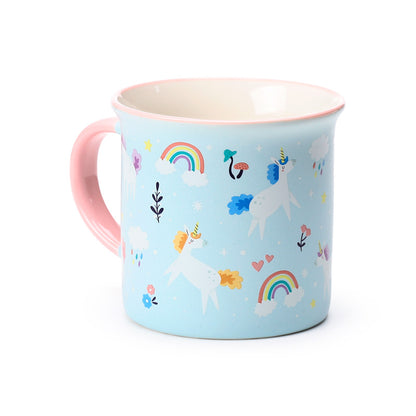 Porcelain Mug with Unicorn Artwork