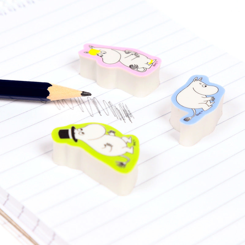 Moomin Tammi Eraser Set - Perfect Gift Idea