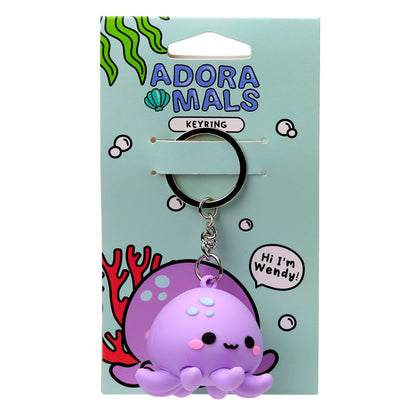 Adoramals Wendy the Octopus 3D PVC Keyring