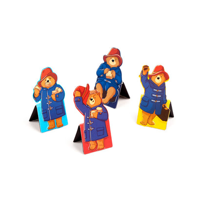 Close-up of Paddington Bear bookmark design