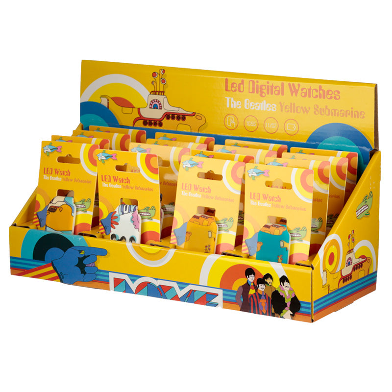 Yellow Submarine Silicone Digital Watch - In Hand