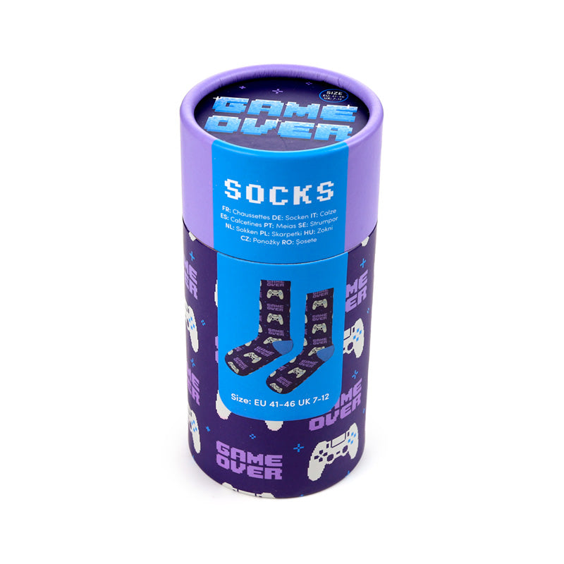 Giftable Game Over Socks for gamers