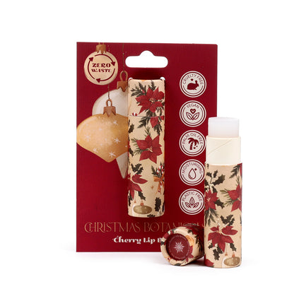 Christmas Botanicals Lip Balm with seasonal accents