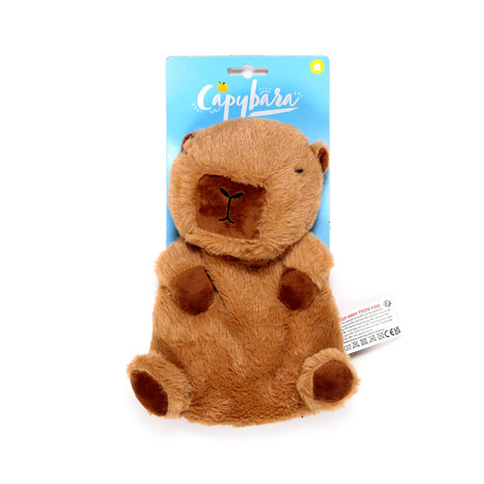 Microwavable Plush Lavender Heat Pack in Capybara shape