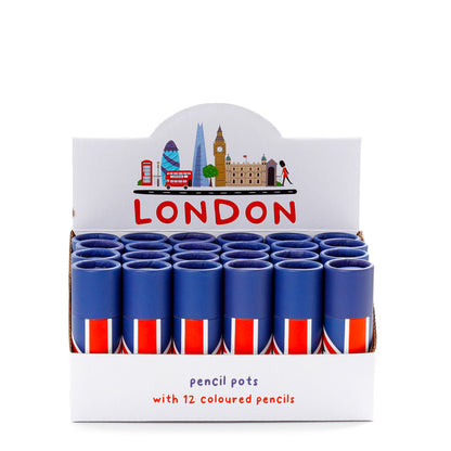 Art supplies - Union Jack Colouring Pencil Tube