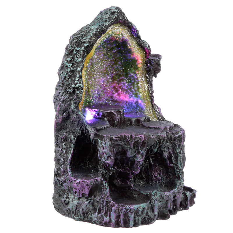 Enchanting LED Dragon Crystal Cave Display Piece