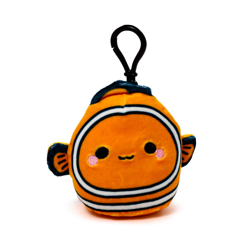 Squidglys Plush Keyring - Sealife displayed on a keychain