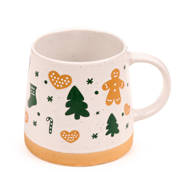 Gingerbread Man Stoneware Mug side view