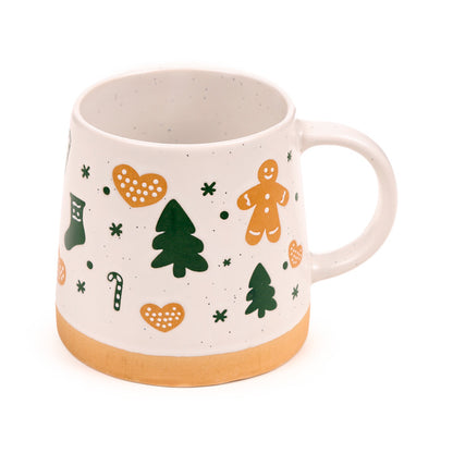 Gingerbread Man Stoneware Mug side view
