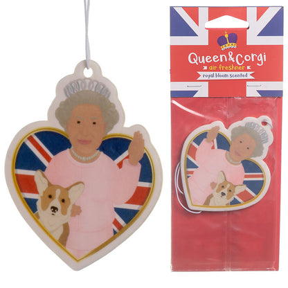 Royal Bloom Scented Queen & Corgi Air Freshener