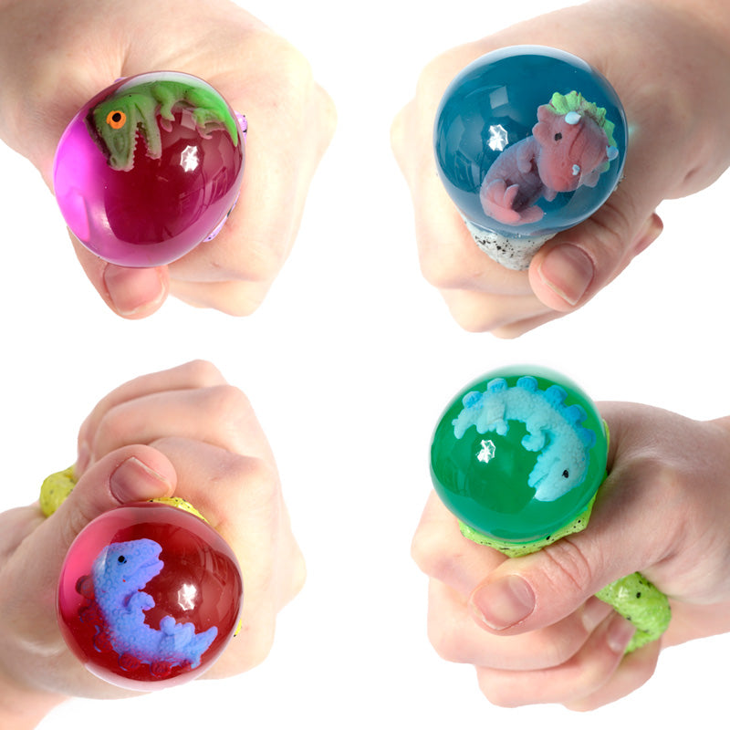 Fun Kids Squeezy Dino Egg in vibrant colours