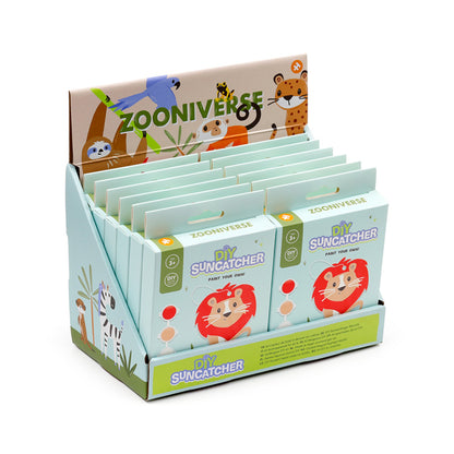 Paint Your Own DIY Suncatcher - Zooniverse Lion