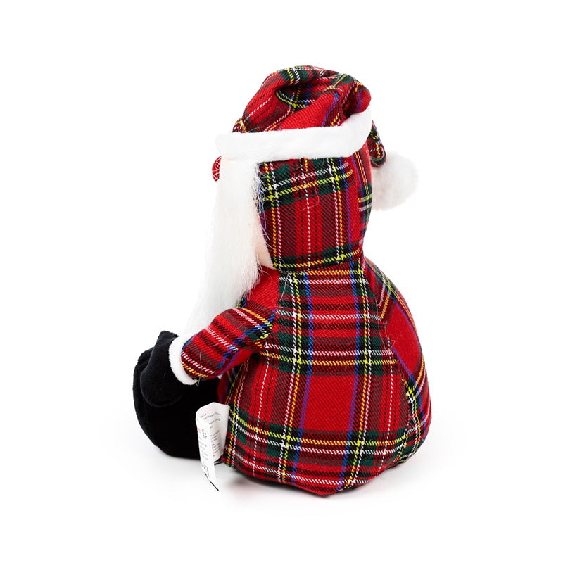 Scottish Tartan Gonk Door Stop with vibrant colours