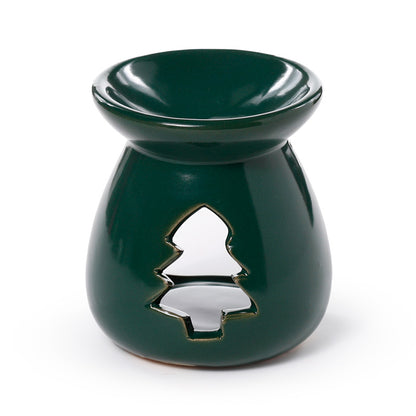 Decorative Ceramic Christmas Oil Burner with tea light
