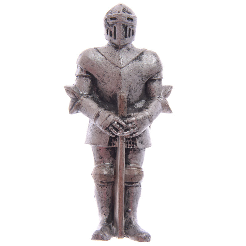 Medieval Knight Souvenir Magnet displayed on a magnetic surface