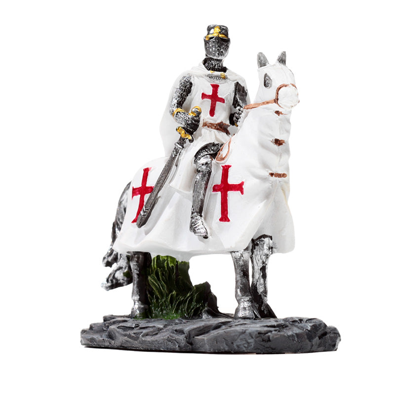 Fantasy Knight Ornament displayed on a shelf