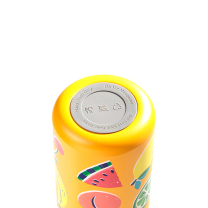 Summer Fruits Insulated Drinks Bottle on a table