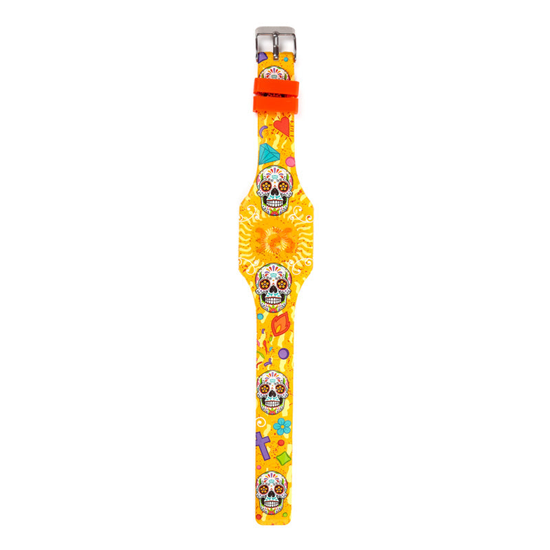Day of the Dead Silicone Digital Watch - Artistic Design