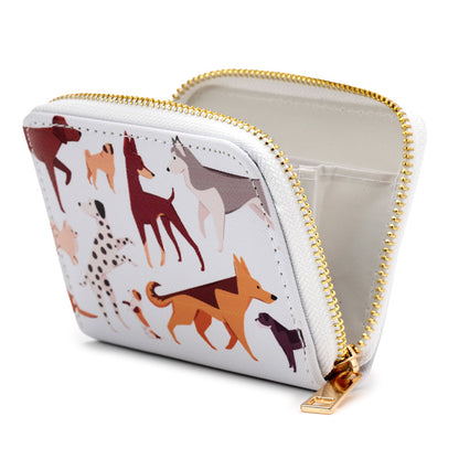 Barks Dog Small Zip Around Wallet - Inside Organization