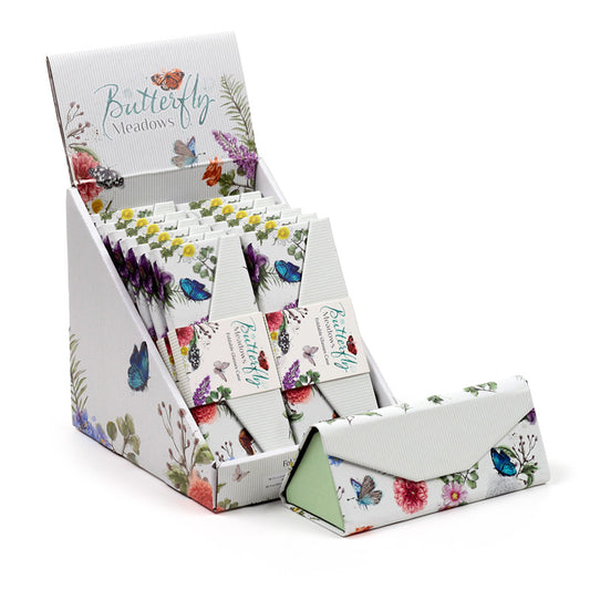 Foldable Glasses Holder with Butterfly Design