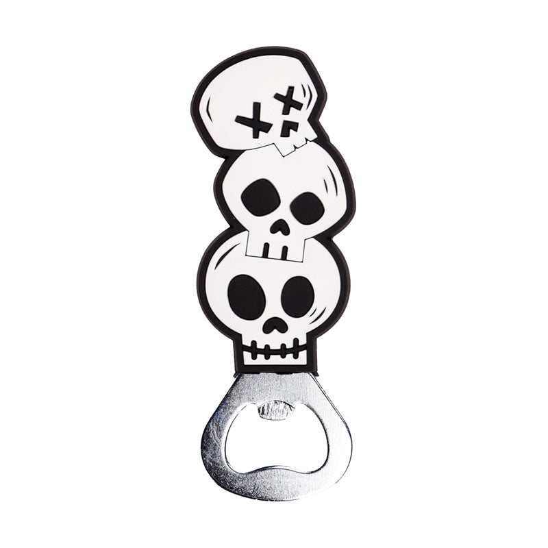 Close-up of Spooky Skulls Bottle Opener
