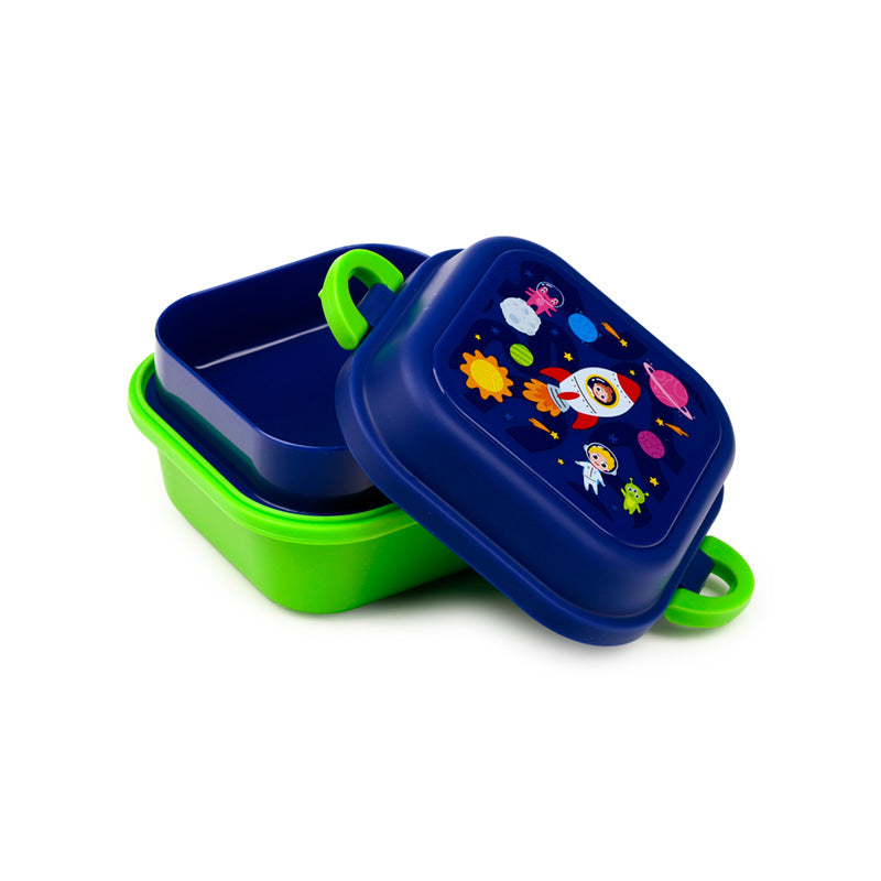 Colorful Bento Clip Lock Snack Lunch Box - Space Cadets