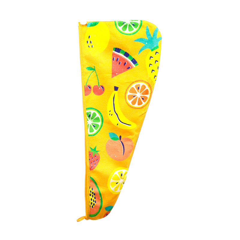 Close-up of Hair Wrap Towel - Summer Fruits