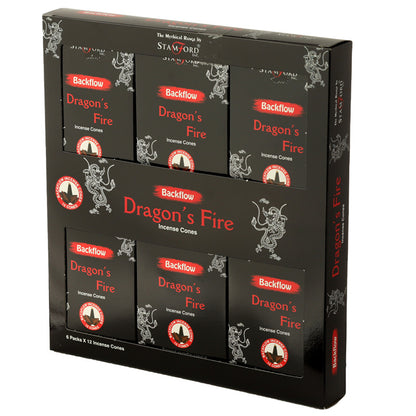 Stamford Dragon's Fire incense cones in packaging