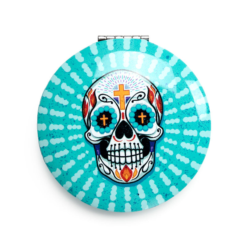 Artistic Day of the Dead Compact Mirror