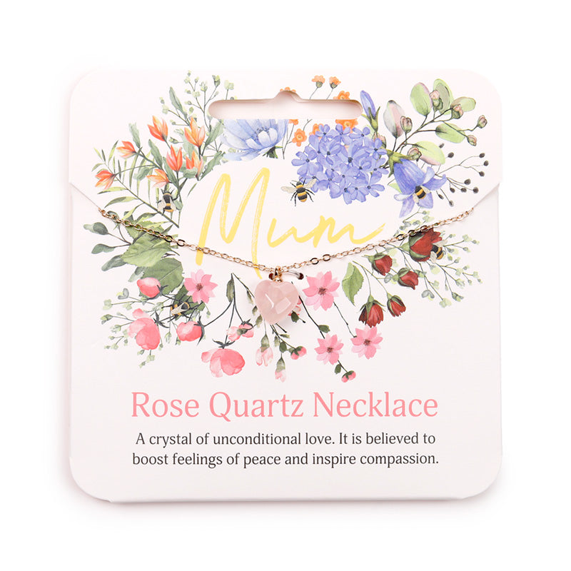 Nectar Meadows Mum Gemstone Necklace in natural light