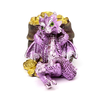 Treasure Dragon Ornament on display