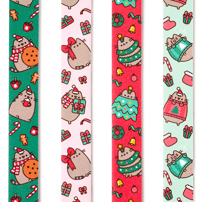 Christmas Pusheen the Cat Nail File Matchbook - Giftable Collectible