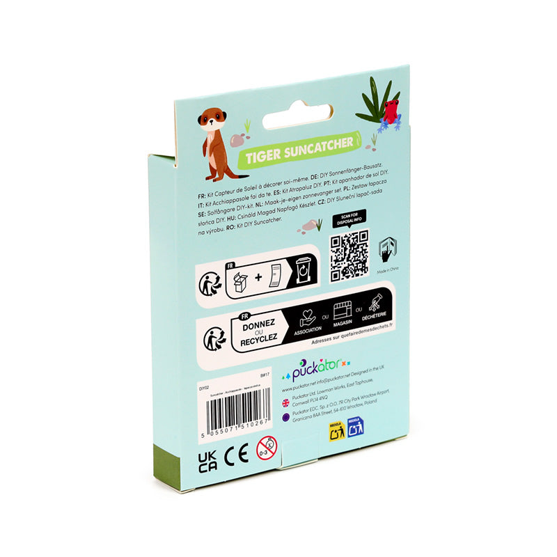 Zooniverse Tiger suncatcher as a unique gift