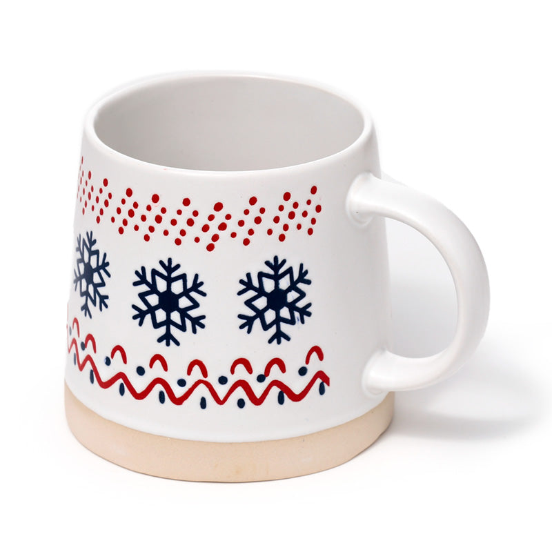 Christmas Snowflake Mug for hot beverages