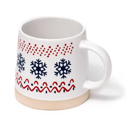 Christmas Snowflake Mug for hot beverages