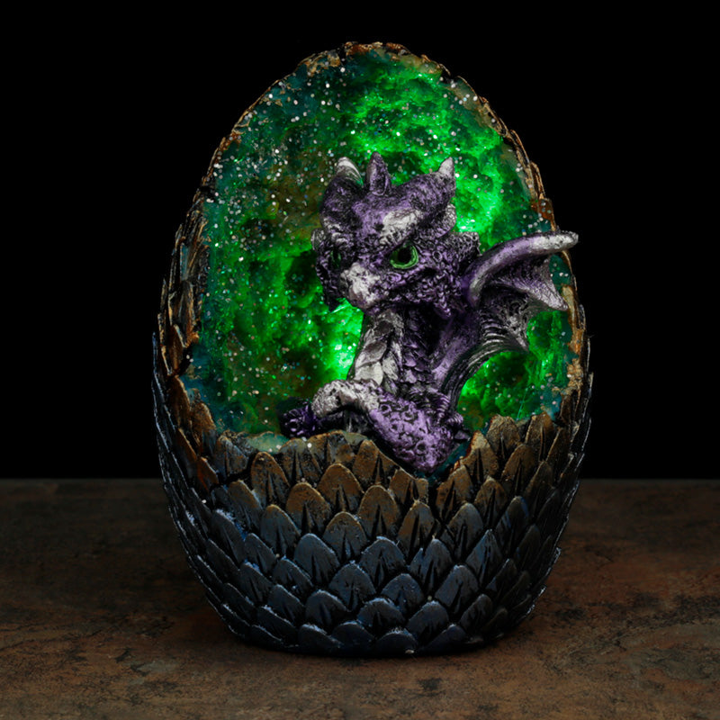 Magical LED Crystal Egg with Colourful Light Display