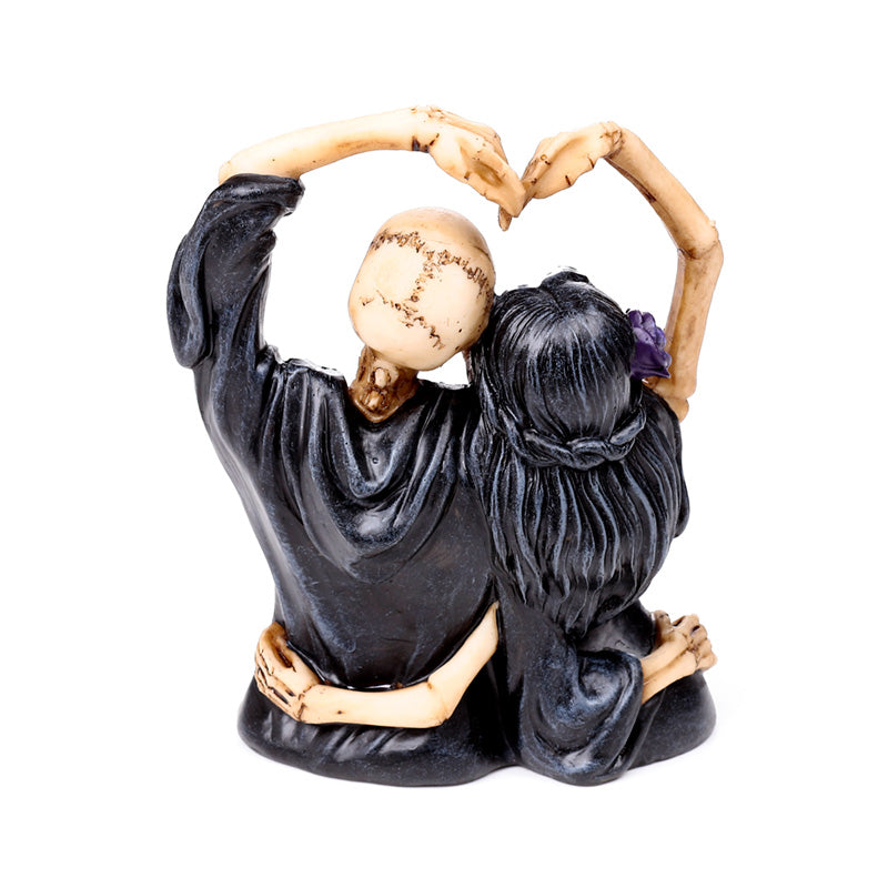 Decorative Skeleton Couple Heart Arms