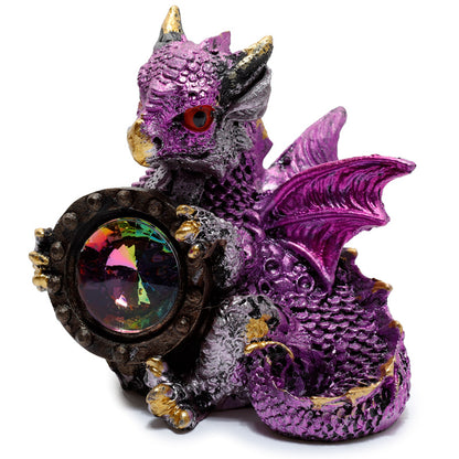 Unique gemstone finish of the Elements Dragon - Gemstone Shield