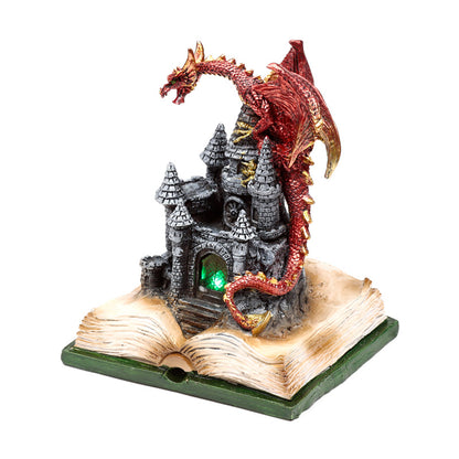 LED light feature of Dark Legends Fire Dragon