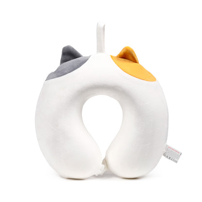 Adoramals Lola the Cat Travel Pillow in a stylish setting