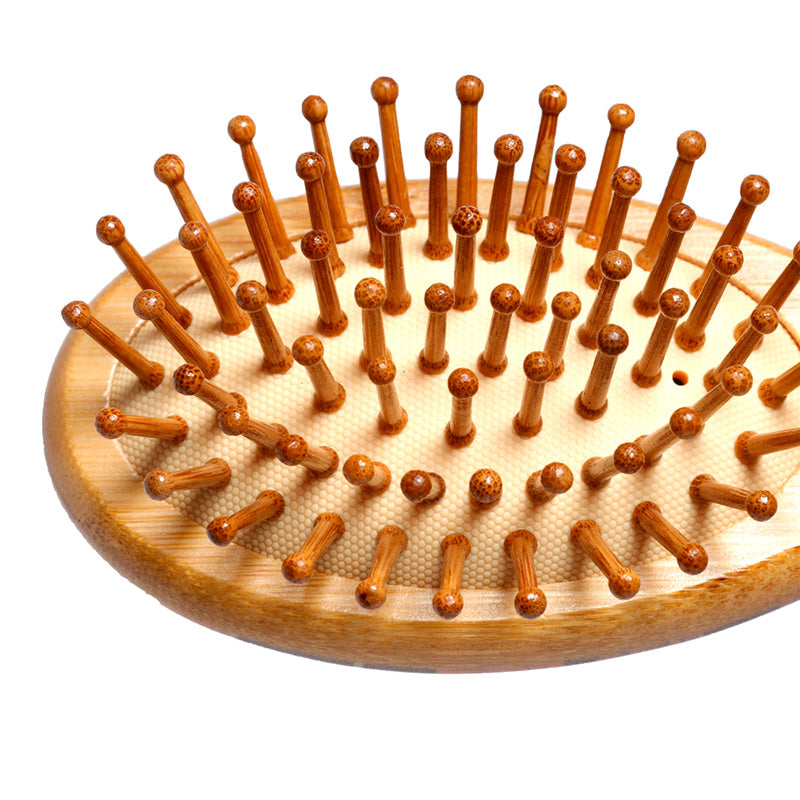 Stylish bamboo hair brush gift for eco-conscious