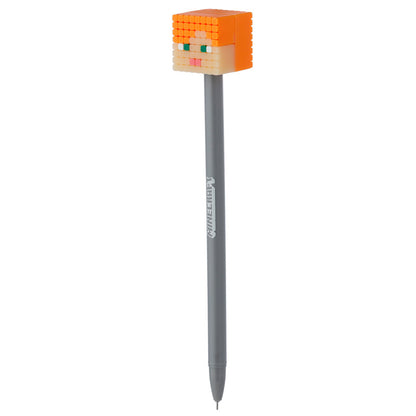 Close-up of Minecraft Fine Tip Pen with Silicone Topper