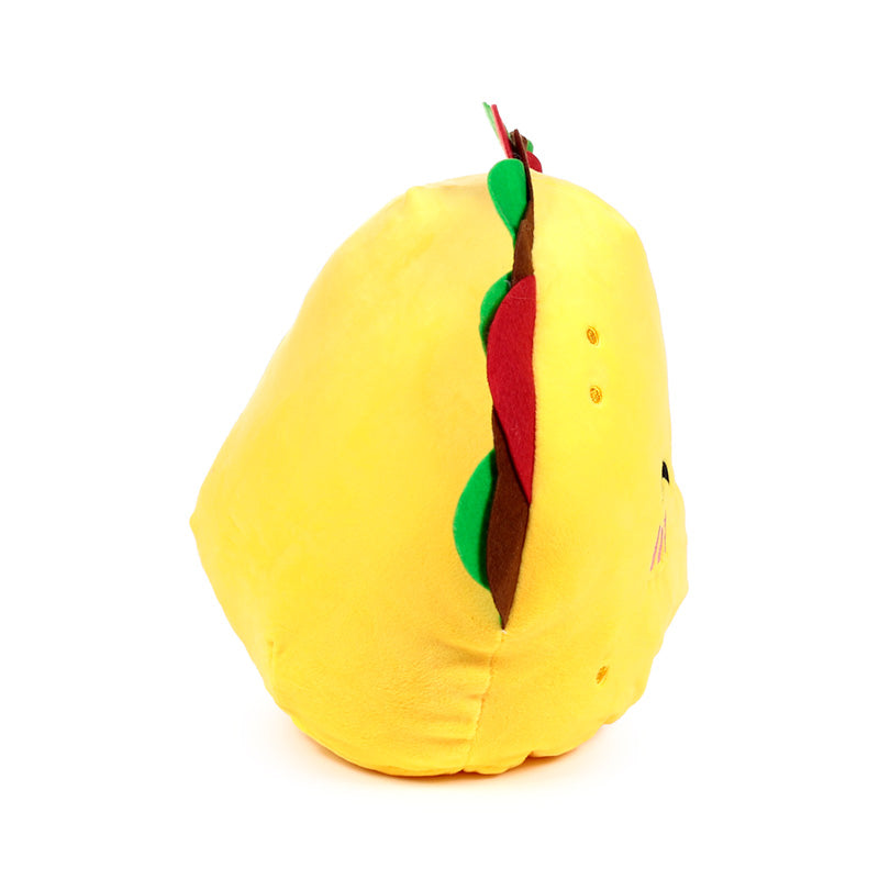 Squidglys Frida the Taco Plush Toy with other collectibles